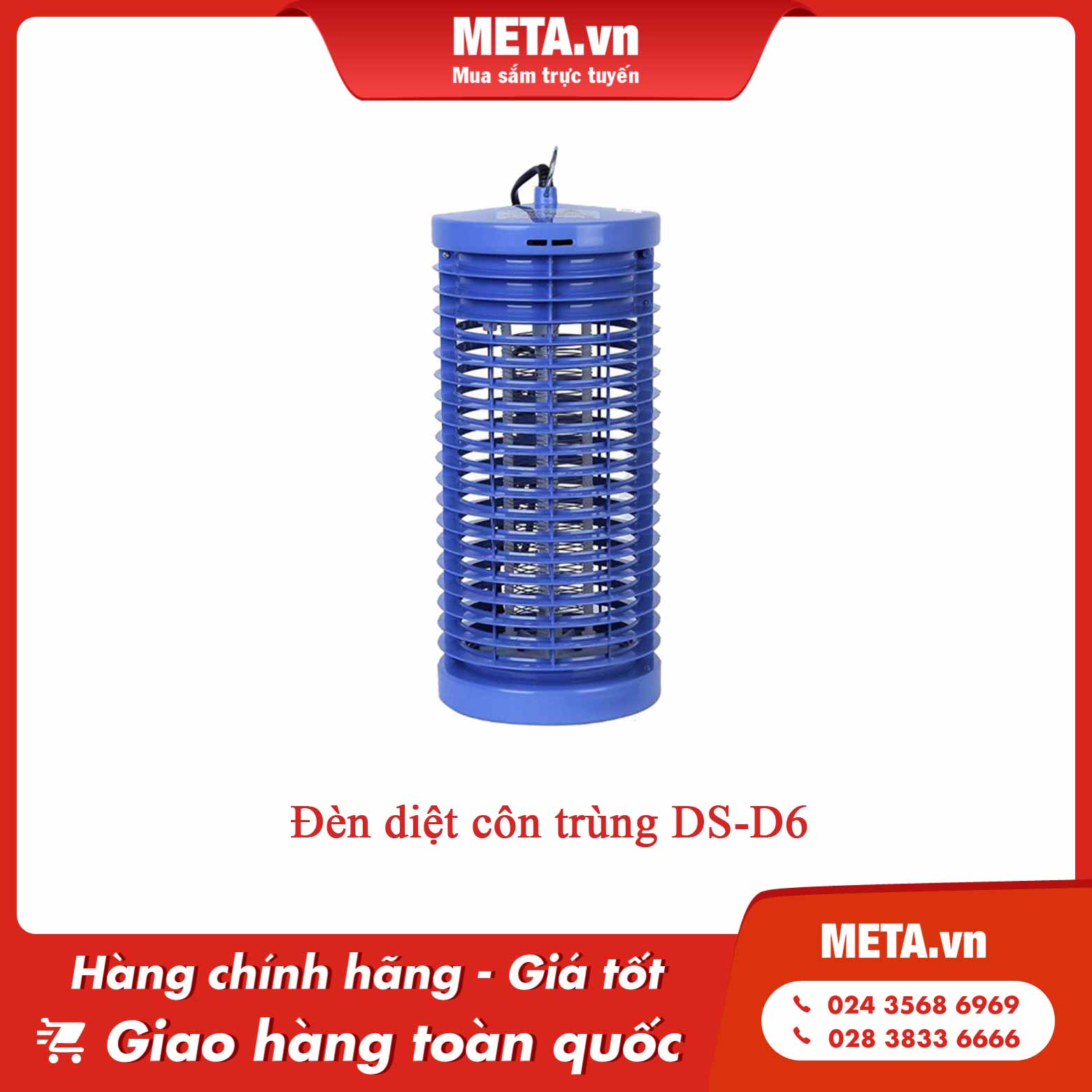 Đèn diệt côn trùng DS-D6
