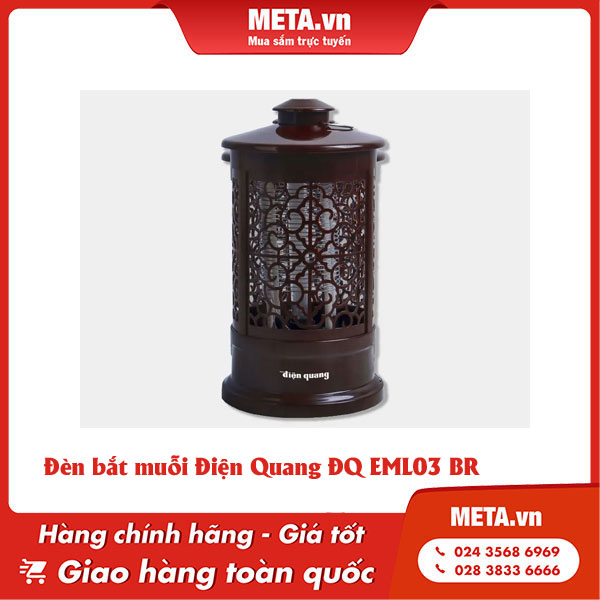 Đèn bắt muỗi Điện Quang ĐQ EML03 BR