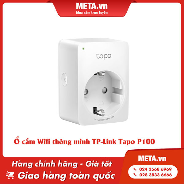 Ổ cắm điều khiển từ xa thông minh TP-Link Tapo P100