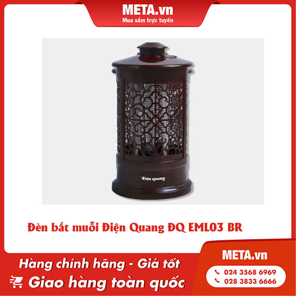 Đèn bắt muỗi Điện Quang ĐQ EML03 BR