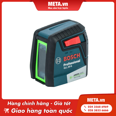 Máy cân mực laser Bosch GLL 30 G tia xanh