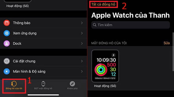 Cách ngắt kết nối Apple Watch với iPhone