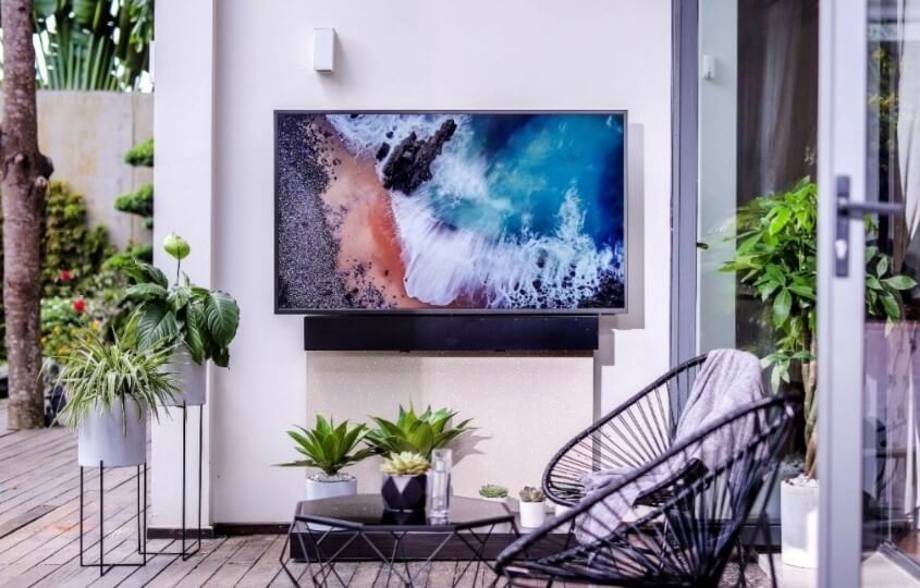 Thiết kế đặc biệt của tivi ngoài trời