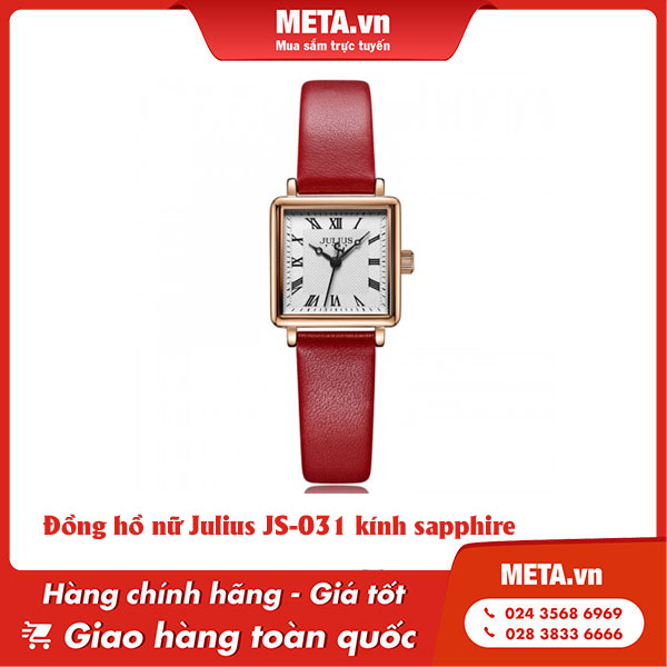 Đồng hồ nữ Julius JS-031 kính sapphire