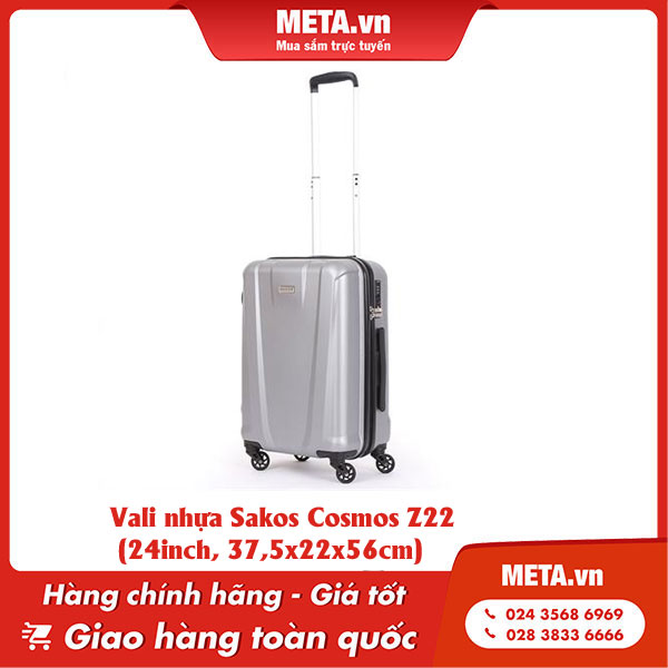 Vali thời trang Sakos Cosmos Z22 một trong những mẫu vali kéo đẹp