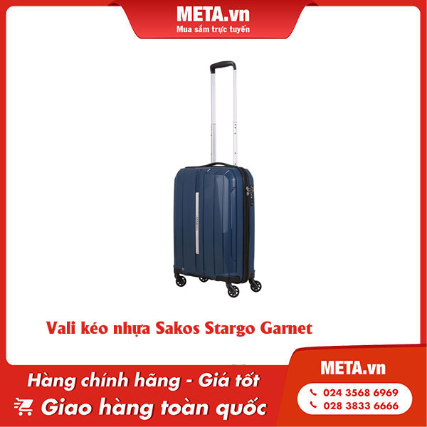 Vali kéo nhựa Sakos Stargo Garnet