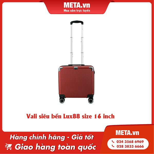 vali siêu bền Lux88 size 16 inch