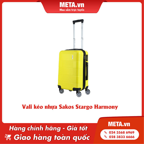 Vali kéo du lịch nữ nhựa Sakos Stargo Harmony