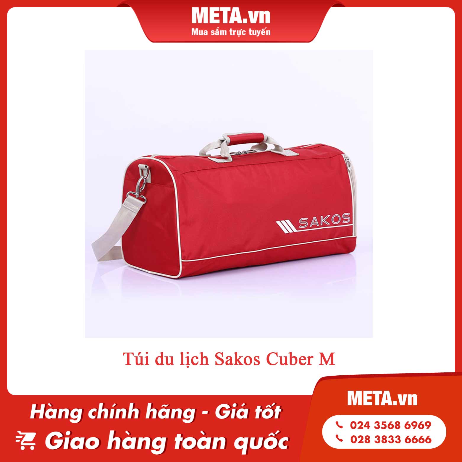 Túi du lịch Sakos Cuber M