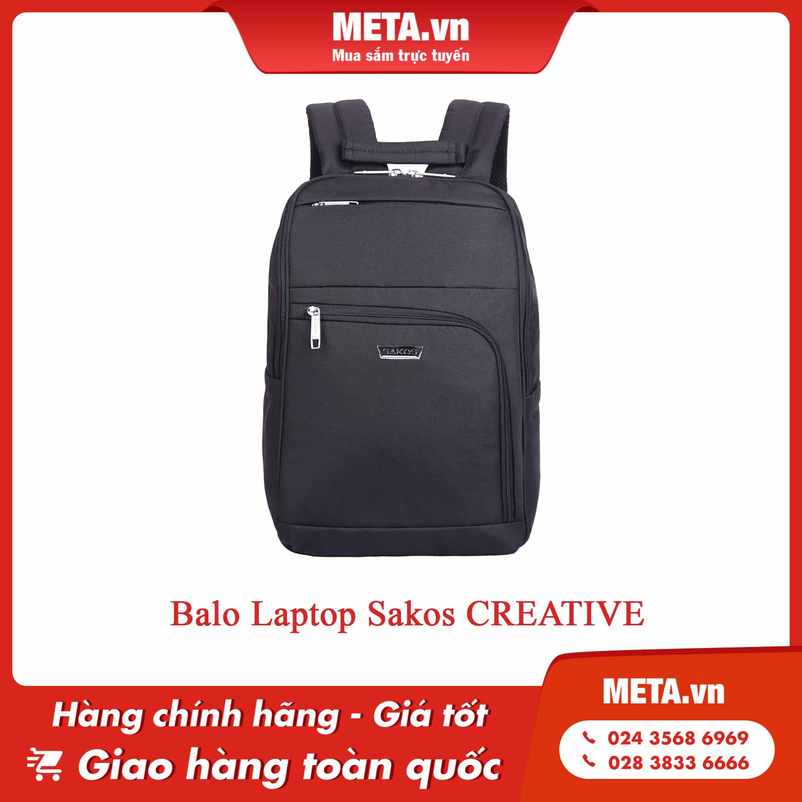 Balo Laptop Sakos CREATIVE