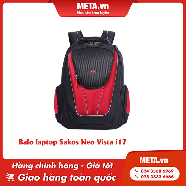Balo laptop Sakos Neo Vista i17