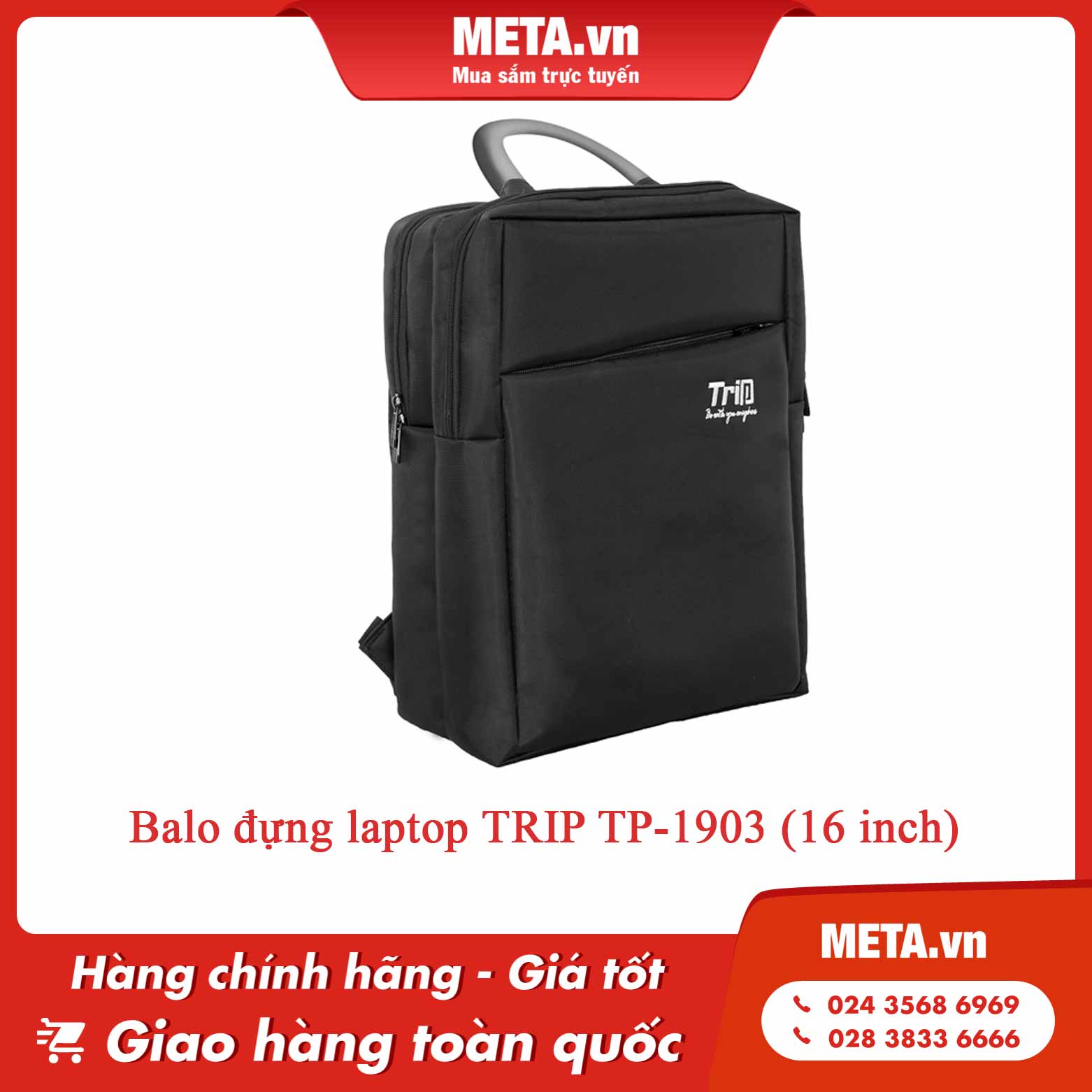 Balo đựng laptop TRIP TP-1903 (16 inch)