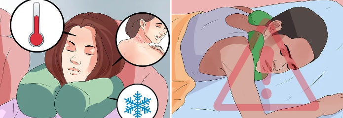 Cách sử dụng gối kê cổ chữ U