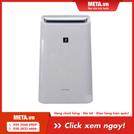 Máy lọc không khí và hút ẩm Sharp DW-E16FA-W (38m2)