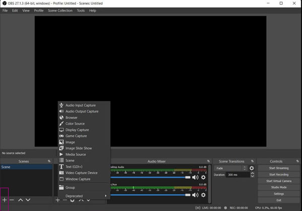 Cách quay màn hình Win 11 bằng Open Broadcaster Software (OBS)