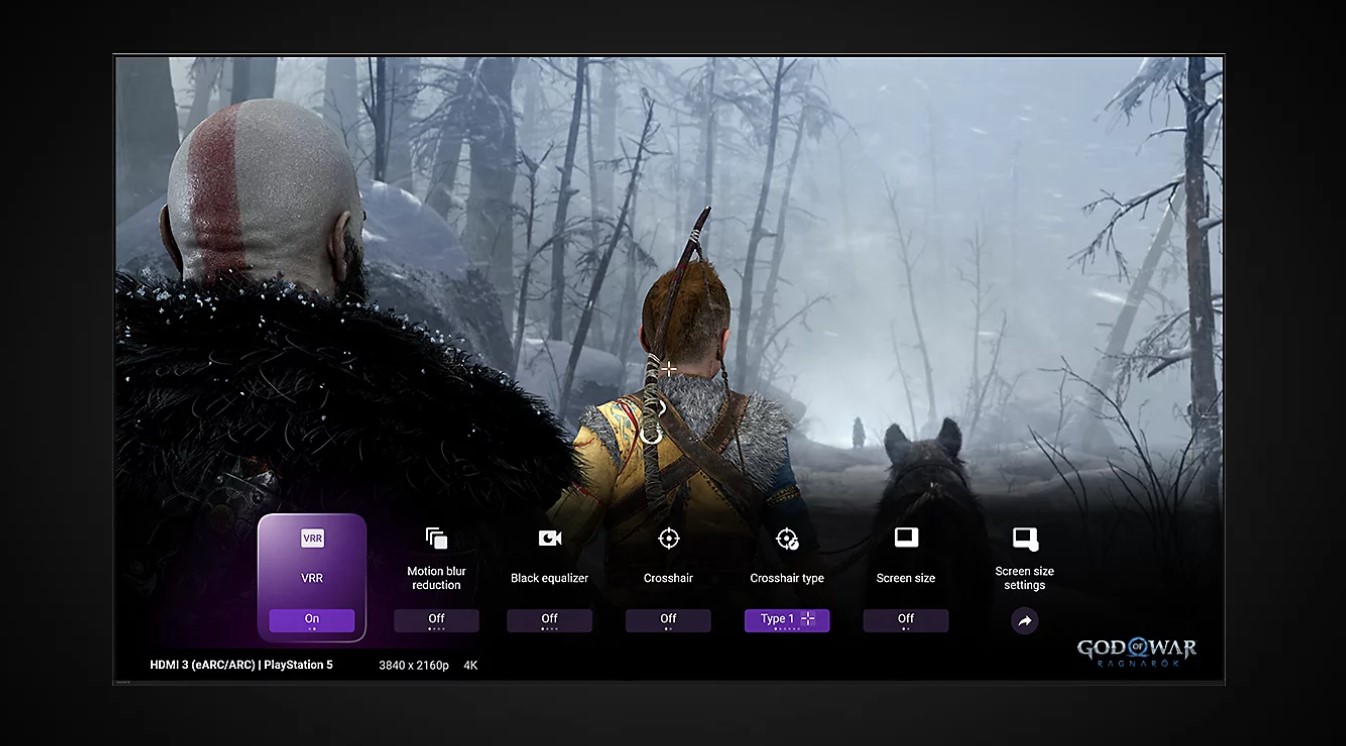Game Menu tiện dụng, thao tác nhanh chóng