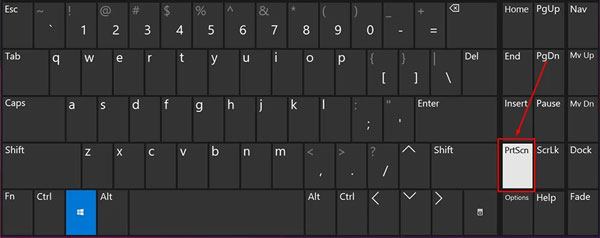 Sử dụng phím PrtSc - phím tắt chụp màn hình Win 11