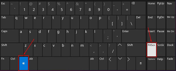 Cách chụp màn hình Win 11 bằng phím Windows + PrtSc