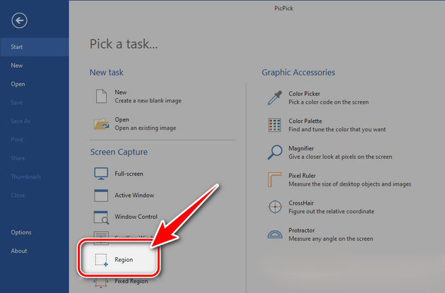 Cách chụp màn hình Win 11 bằng Picpick