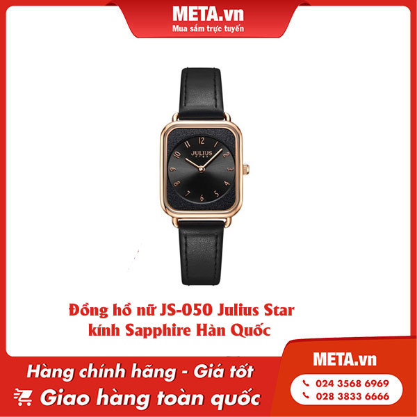 đồng hồ nữ JS-050 Julius Star kính Saphire Hàn Quốc
