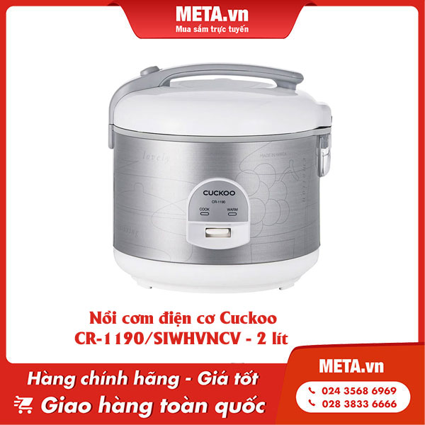 Nồi cơm điện cơ Cuckoo CR-1190/SIWHVNCV