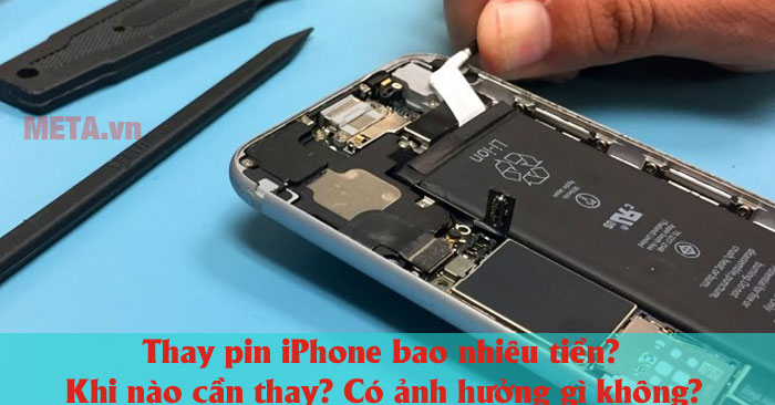 Thay pin iPhone bao nhiêu tiền