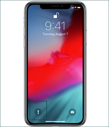 Cách bật, tắt đèn pin iPhone 11