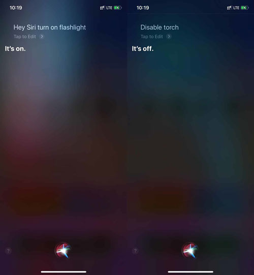 Cách tắt, mở đèn pin iPhone bằng trợ lý ảo Siri