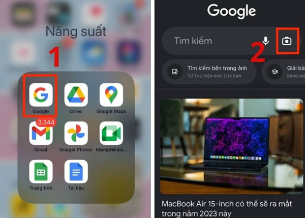 Cách tìm kiếm bằng hình ảnh lưu sẵn trên iPhone