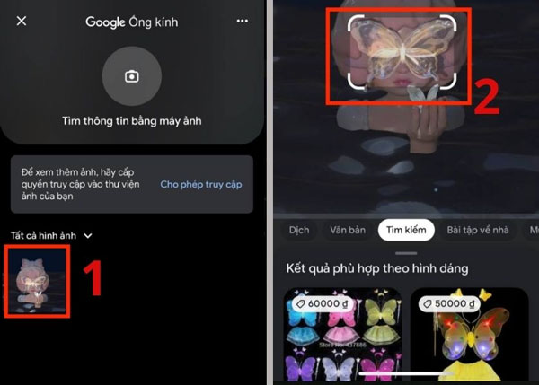 Cách tìm kiếm bằng hình ảnh lưu sẵn trên iPhone
