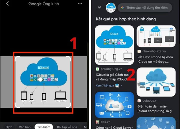 Cách tìm kiếm bằng hình ảnh trên iPhone: Từ hình ảnh trên trang web