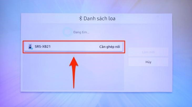 Khi hoàn tất, tivi sẽ hiện bảng thông báo đã kết nối thành công. Khi đó, bạn có thể sử dụng tivi như bình thường