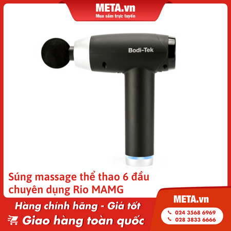 Súng massage thể thao 6 đầu chuyên dụng Rio MAMG