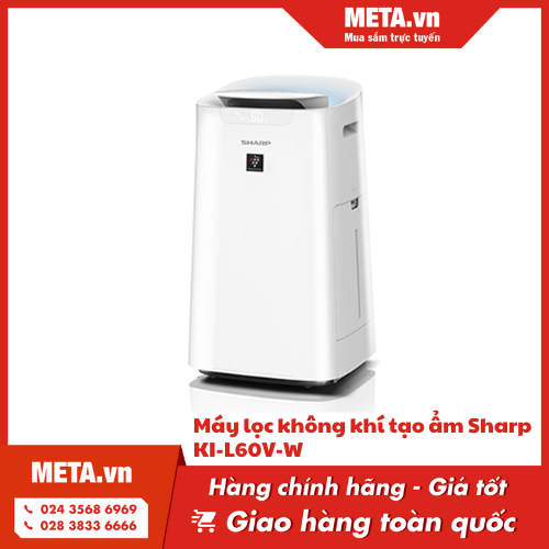 Máy lọc không khí tạo ẩm Sharp KI-L60V-W