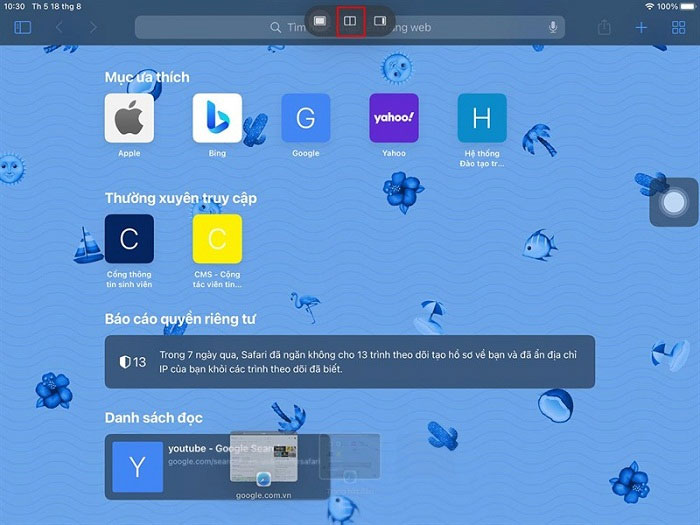 cách chia đôi màn hình iPad, chia màn hình iPad thành nhiều phần