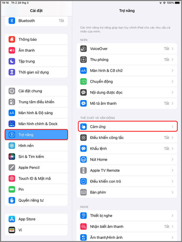 Cách chụp màn hình iPad bằng Assistive Touch