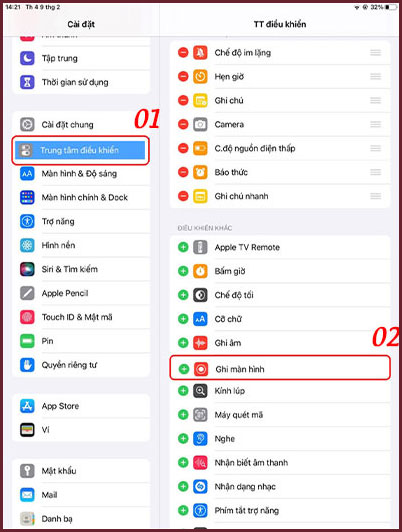 Cách quay màn hình iPad có tiếng đơn giản nhất 2023