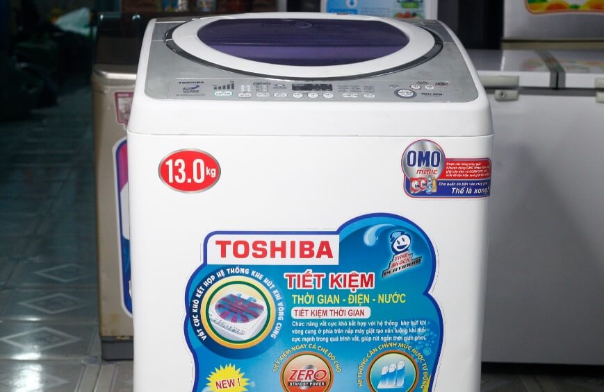 Tuổi thọ linh kiện cao khiến máy giặt Toshiba lỗi xả nước liên tục