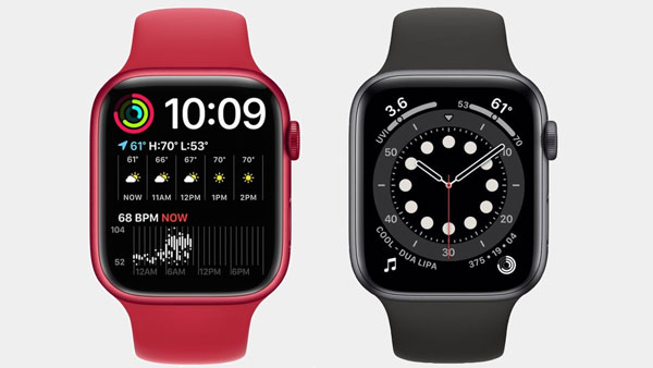 so sánh Apple Watch 6 và 7