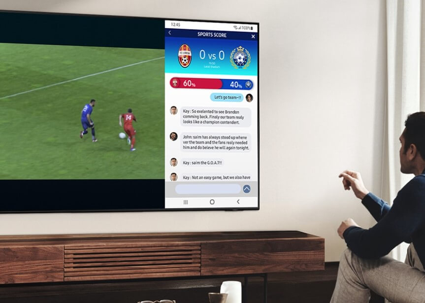 Tính năng Multi View trên tivi Samsung S90C
