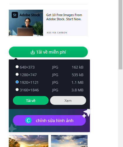 Cách lưu ảnh trên máy tính từ những trang web chặn lưu thủ công