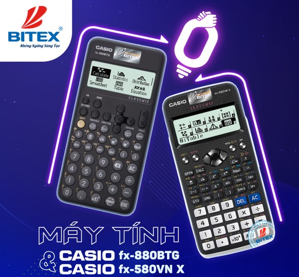 Nên mua máy tính Casio 580 hay 880?