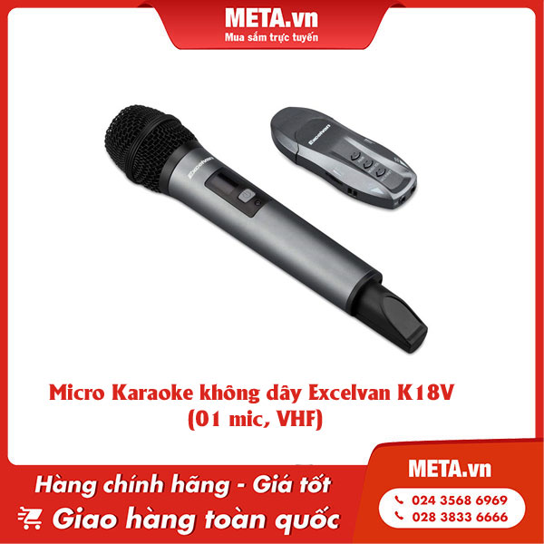Micro Karaoke không dây Excelvan K18V