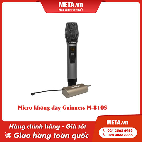 Micro không dây Guinness M-810S
