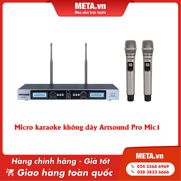 Micro karaoke không dây Artsound Pro Mic1