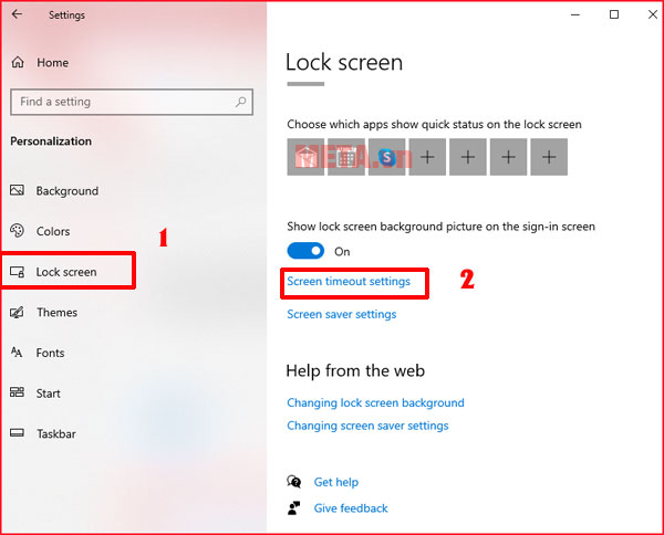 Cách cài đặt máy tính không tắt màn hình trên Win 10, 11 bằng Settings