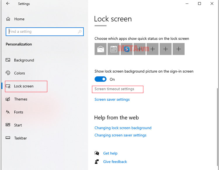 Cách cài đặt màn hình khóa máy tính Win 10 bằng Screen Saver