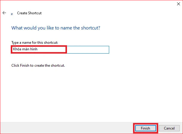 Cách khóa màn hình laptop bằng Shortcut