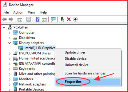 Cách kiểm tra card màn hình trong trình quản lý thiết bị Device Manager
