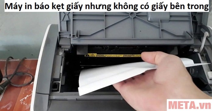 Cách sửa máy in báo kẹt giấy nhưng không có giấy bên trong